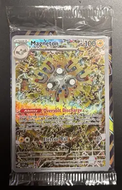 Pokemon Magneton 159 SV Surging Sparks ETB Black Star Promo Holo Rare SEALED NEW - Image 1