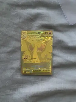 Pokemon TCG RARE GOLD Mega Charizard X ex 130/094 - Phantasmal Flames MINT! - Image 5