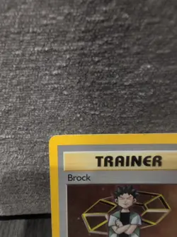 Pokemon TCG Unlimited Holo Rare Trainer Brock 15/132 Gym Heroes - Image 2
