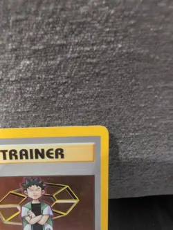 Pokemon TCG Unlimited Holo Rare Trainer Brock 15/132 Gym Heroes - Image 3