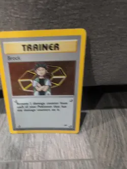 Pokemon TCG Unlimited Holo Rare Trainer Brock 15/132 Gym Heroes - Image 4
