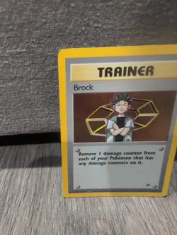 Pokemon TCG Unlimited Holo Rare Trainer Brock 15/132 Gym Heroes - Image 5