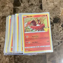 30x Ho-Oh 001/025 Pokemon Celebrations Holo Lot Of 30 I - Image 1