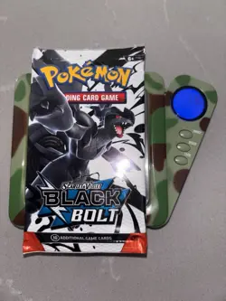 23.0g HEAVY Pokemon Scarlet & Violet Black Bolt Booster Pack New Sealed - Image 1