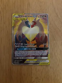 Pokemon TCG Latias & Latios GX Alt Art Full Art 2019 170/181 Team Up English - Image 1