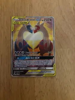 Pokemon TCG Latias & Latios GX Alt Art Full Art 2019 170/181 Team Up English - Image 2