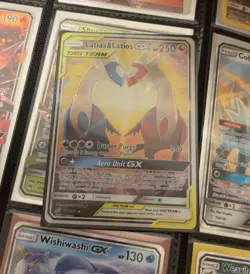 Pokemon TCG Latias & Latios GX Alt Art Full Art 2019 170/181 Team Up English - Image 1