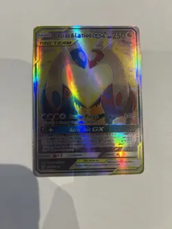 Pokemon TCG Latias & Latios GX Alt Art Full Art 2019 170/181 Team Up English - Image 2