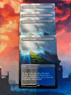 MTG Modern Horizons 3 Flooded Strand Borderless x 4 - Image 1