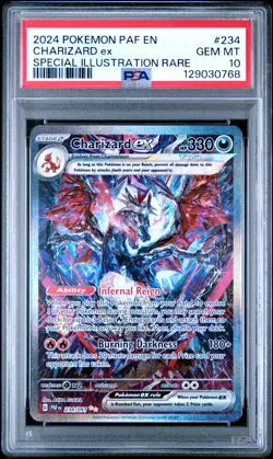 Charizard ex - 234/091 - SIR - Paldean Fates - Pokemon Card - PSA 10 - Image 1