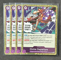 One Piece - Divine Departure - English - OP13-076 - R - NM x4 - Image 1