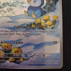 Piplup 98/94 Pokemon TCG Phantasmal Flames Illustration Rare NM - Image 5