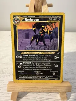 Pokemon TCG Neo Discovery Umbreon 32/75 Non-Holo Rare HP - Image 1