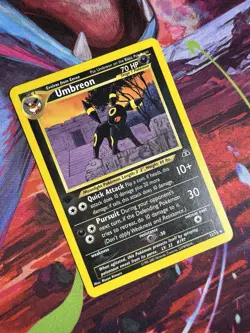 Umbreon Neo Discovery 1st Edition Pokemon Rare Non-Holo 2001 Card 32/75 Rare - Image 2