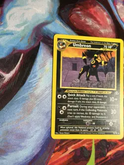 Umbreon Neo Discovery 1st Edition Pokemon Rare Non-Holo 2001 Card 32/75 Rare - Image 5