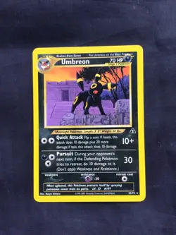 Pokemon Cards: Neo Discovery Rare: Umbreon 32/75 - Image 1