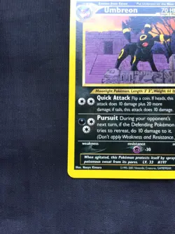 Pokemon Cards: Neo Discovery Rare: Umbreon 32/75 - Image 5