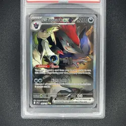 Pokemon Journey Together N's Zoroark ex #185 Special Illustration Rare PSA 10 - Image 2