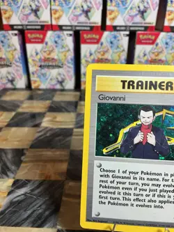 Pokemon TCG Giovanni Trainer Holo Rare 18/132 Gym Challenge - Image 2