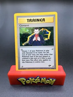Giovanni - 18/132 - Pokemon Gym Challenge Unlimited Holo Rare Card WOTC LP - Image 1