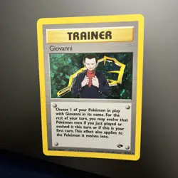 Pokemon TCG Gym Challenge Giovanni Trainer Holo Unlimited Rare Card 18/132 - Image 4
