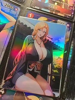 Rangiku Matsumoto Bleach Girl ACG Goddess Story Anime Card Waifu Sexy Art Bikini - Image 1