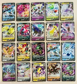 Pokemon Lot of 20 Full Art V Cards Shaymin Articuno Goodra Rapidash Hoopa. - Image 1
