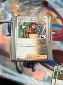 Explorer's Guidance 147/162 HOLO Play Stamp Prize Pack NM - Pokemon Card - Image 1