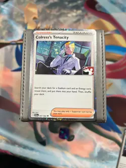 Colress's Tenacity 057/064 HOLO Play Stamp Prize Pack NM - Pokemon Card - Image 1