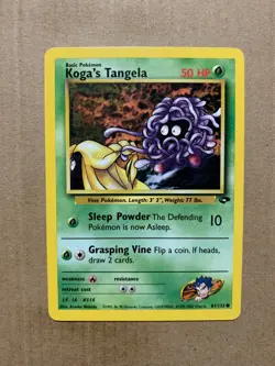 Koga's Tangela 81/132 Gym Challenge - Common Pokemon Card - NM/Mint - Image 1