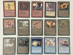 Magic The Gathering: Legends - 15 Card Lot LP - Image 1