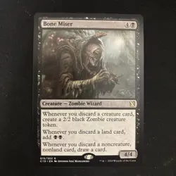 Bone Miser Commander 2019 Regular Card, Near-Mint Condition - Image 1