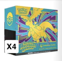 ✅ Presale 4x Pokemon Center Ascended Heroes ETB Elite Trainer Box ✅ - Image 1