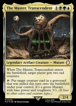 x1 The Master, Transcendent - Foil M MTG Universes Beyond: Fallout M/NM, English - Image 1