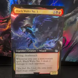 Black Waltz No. 3 (Extended Art) Final Fantasy Foil - Image 1