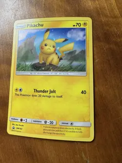 Pokemon TCG Pikachu SM183 SM Promo [SMP] Holo Nice EX/ - Image 3