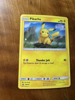 Pokemon TCG Pikachu SM183 SM Promo [SMP] Holo Nice EX/ - Image 4