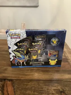 Pokemon Tcg Celebrations 25th Anniversary Deluxe Pin Collection Box Zacian 820650809422 - Image 1