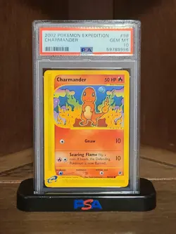 2002 Pokemon Expedition #98 Charmander PSA 10 GEM MINT - Image 1