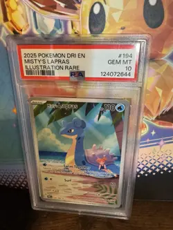 Pokemon Destined Rivals Misty’s Lapras PSA 10 - 194/182 🌍 📦 - Image 1
