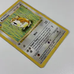 Pokemon Base Set Raticate 1st Edition Shadowless 40/102 Wizards WOTC MP HP #40 - Image 3