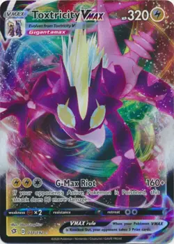 Toxtricity VMAX 071/192 Ultra Rare Rebel Clash Pokemon TCG - Image 1