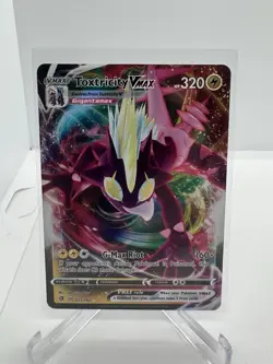 Pokemon TCG Toxtricity VMAX Rebel Clash Holo Ultra Rare 071/192 NM - Image 1