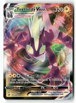 Toxtricity VMAX 071/192 SWSH02: Rebel Clash Pokemon TCG NM - Image 1