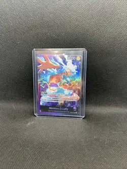 One Piece CCG Monkey.D.Luffy Foil Op09-061 - Image 1