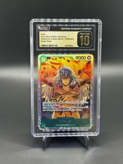 One Piece OP09-023 SR Adio Emperors in the New World Graded CGC Pristine 10 - Image 1