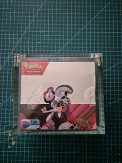 Pokemon TCG Scarlet and Violet Destined Rivals Booster Box (Sealed) In Acrylic - Image 1