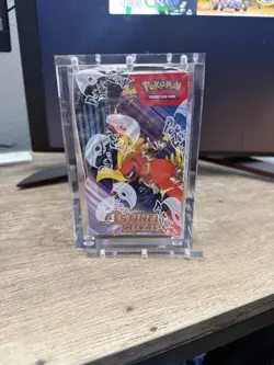Pokemon TCG Scarlet Violet Destined Rivals Booster Box, Sealed with Acrylic Case - Image 2