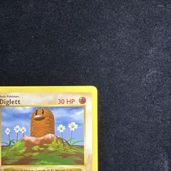 Diglett 47/102 1st Edition Shadowless Base Set Pokemon Card Game 1999 WOTC MP - Image 4