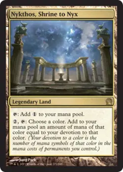 1x Nykthos, Shrine to Nyx NM-Mint, English Theros MTG Magic - Image 1
